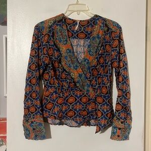 Free People surplice top. Long sleeve.